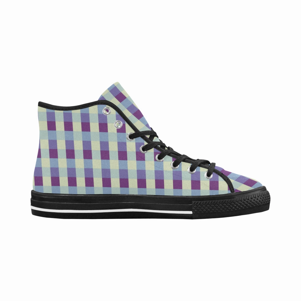 Wedding Shoes High Heels Buy Women's Checkers Print Canvas High Top Shoes at TFS