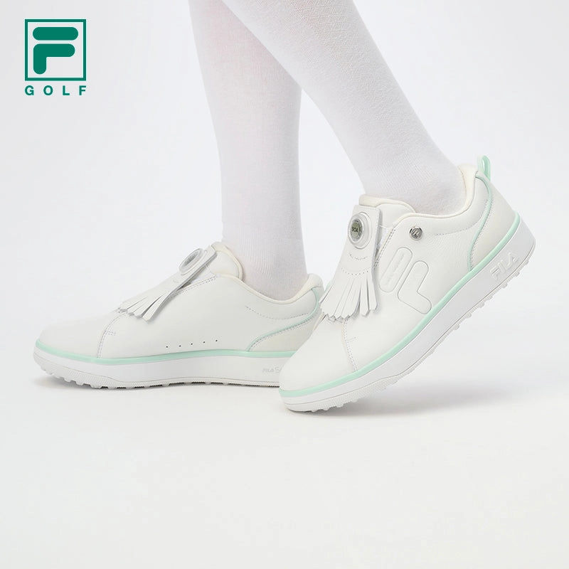 Turf Golf Shoes FILA CORE ATHLETICS GF 1911 TRAINER Women Sneakers (White)
