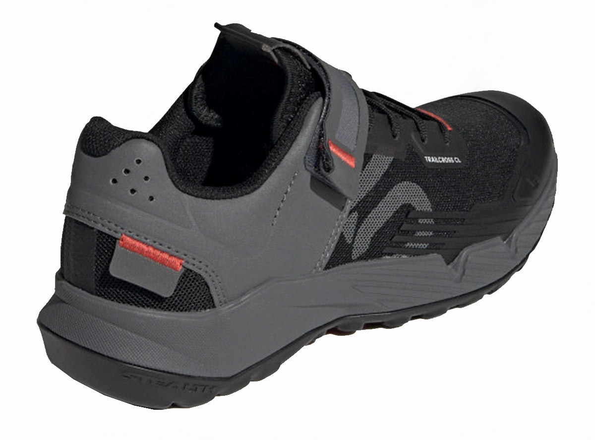 Five Ten Trailcross Clip-In MTB Shoe - Womens - Core Black-Gray Three-Red Response Adidas Running Shoes