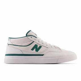 New Balance Numeric - Franky Villani 417 Shoes White/Vintage Teal New Balance Flat Foot Shoes