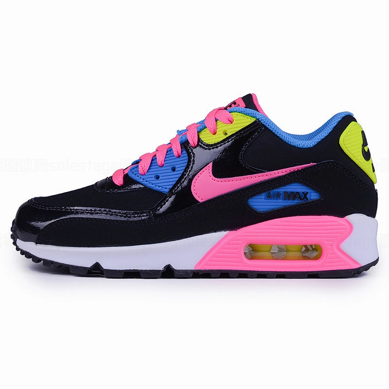 Ff Blast Asics Shoes Nike Air Max 90 GS Black Rainbow [Limited]