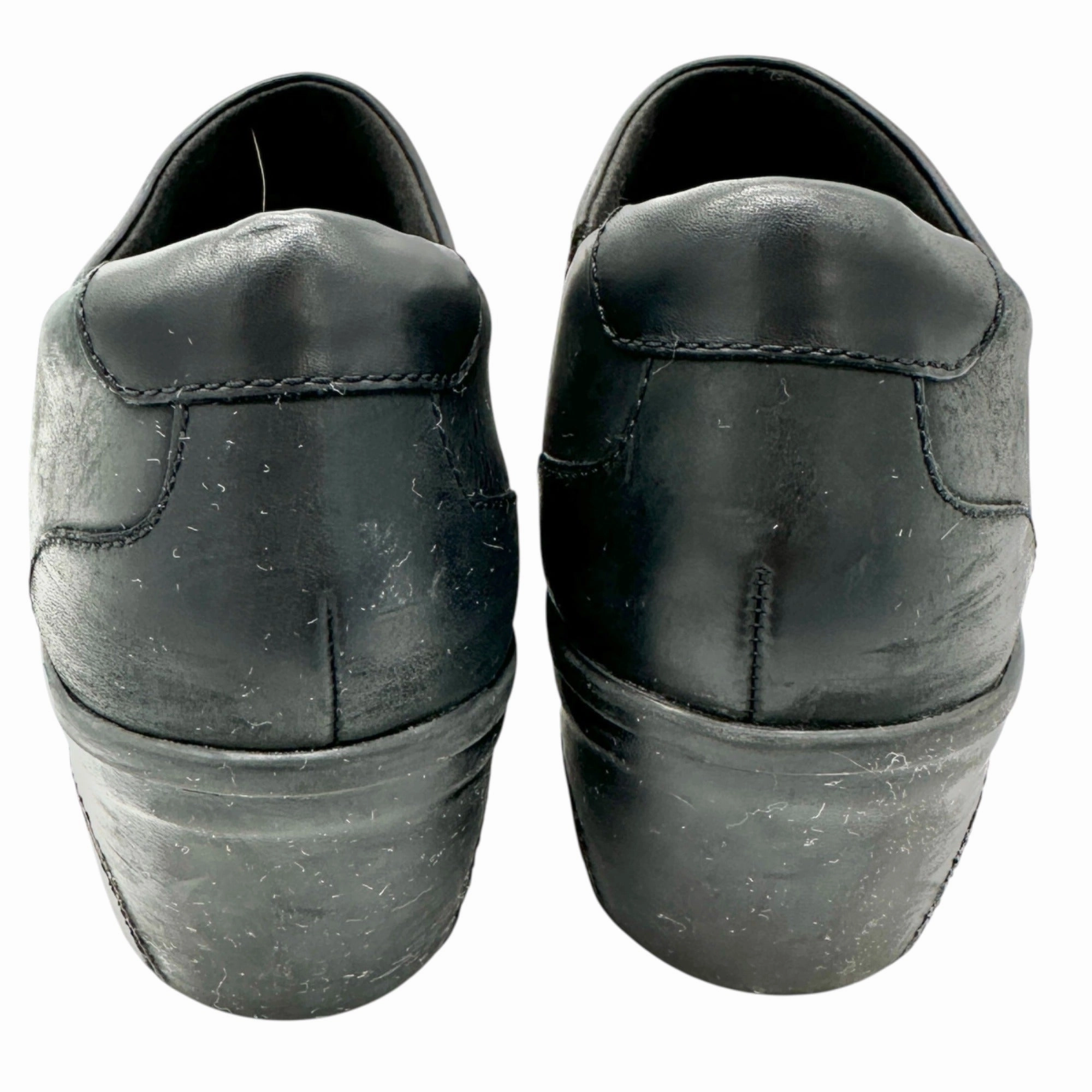 Best Running Shoes With Wide Toe Box Collection by Clarks Marion Helen Clogs Womens 9.5W Black Leather Wedge Slip Ons