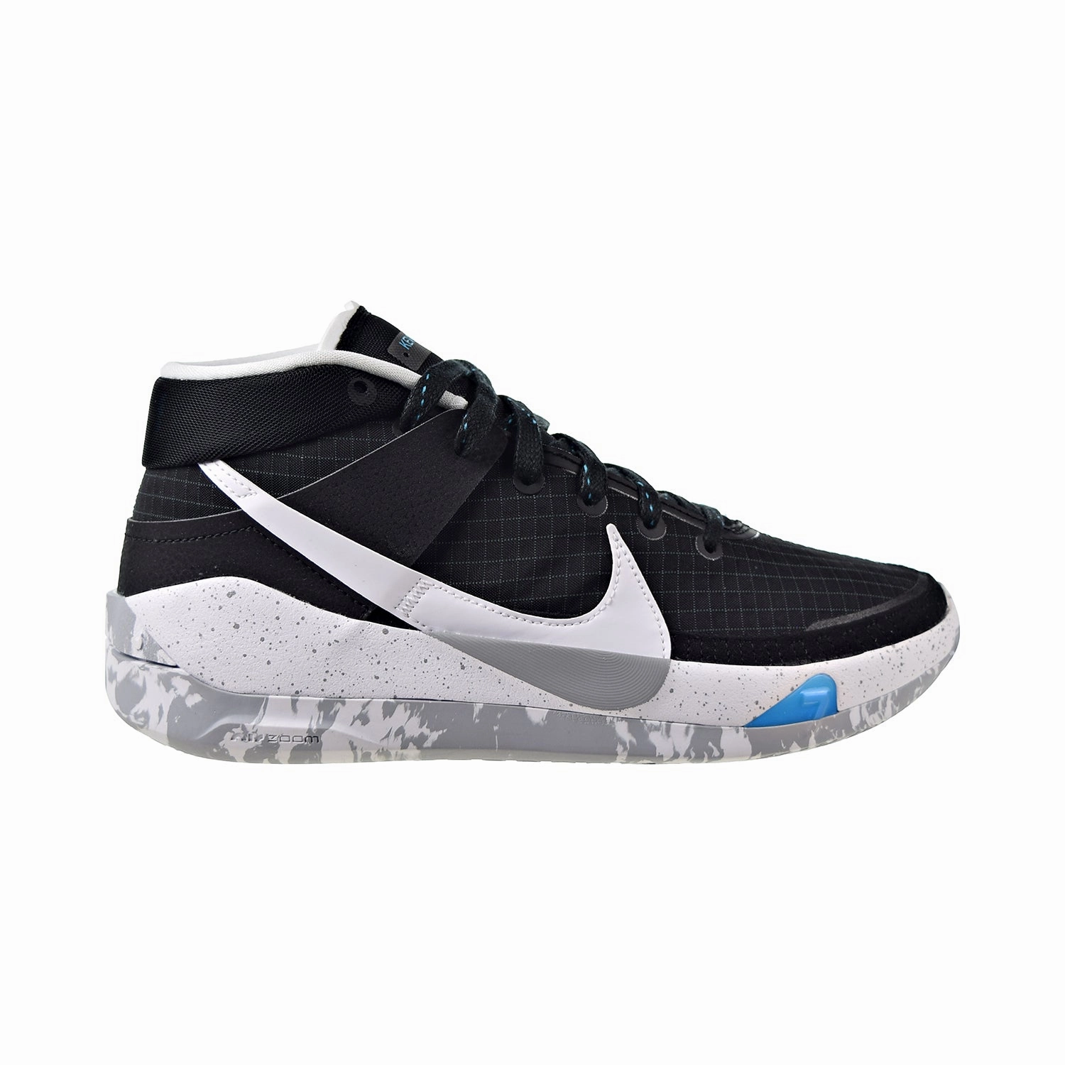 Asics Shoes For Arch Support Nike KD13 Men's Basketball Shoes Black-White-Wolf Grey