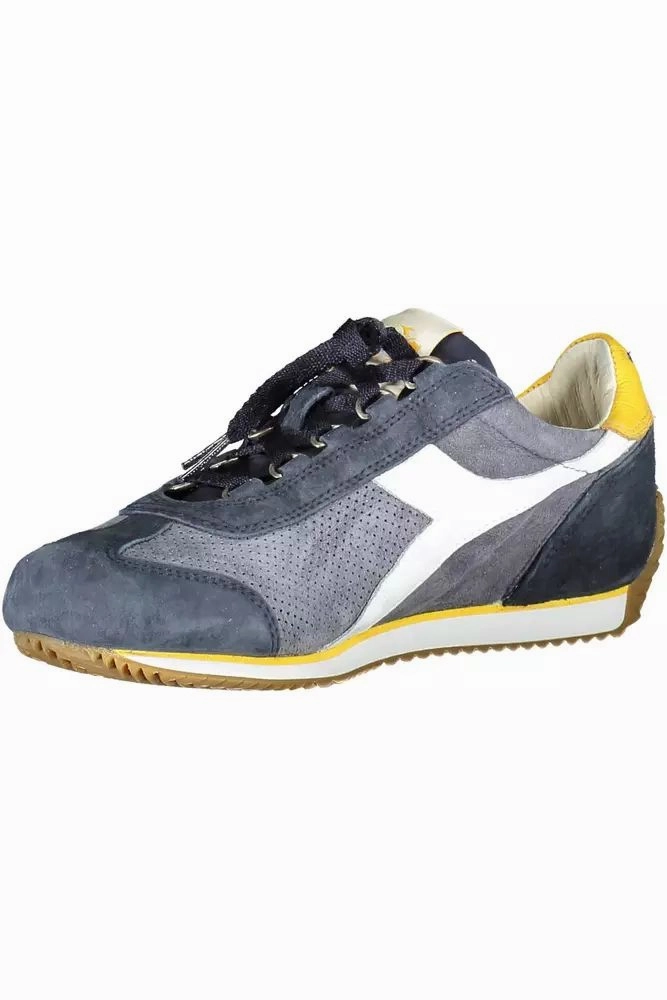 Diadora Contemporary Blue Lace-Up Sports Sneakers Easy Rider Fadeout Extra Sneakers