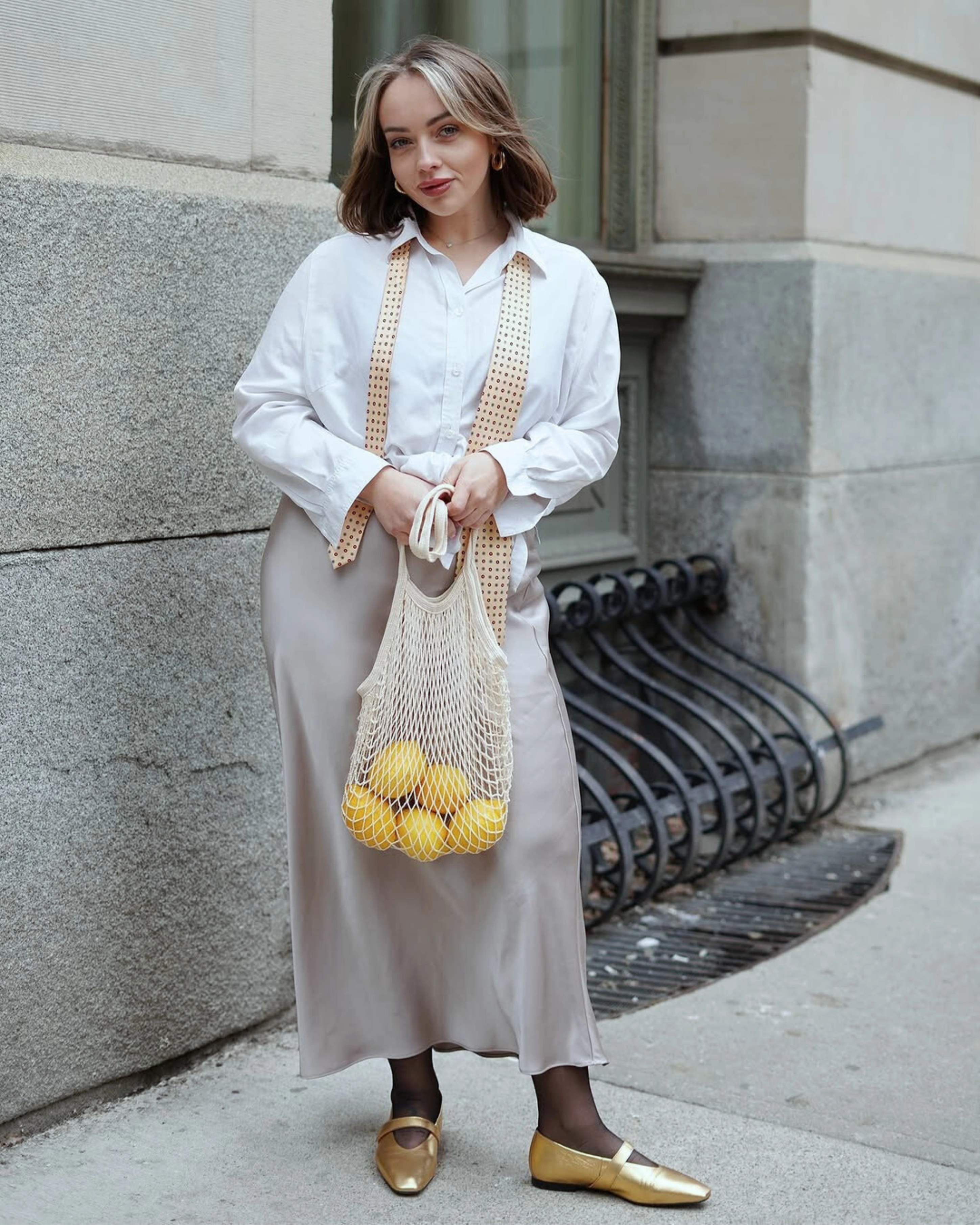 Oxford Flat Shoes Flordeliz Champagne Metallic