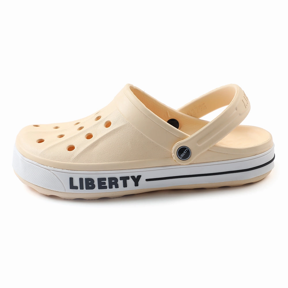 Miniature Wooden Clogs A-HA Khaki Casual Slip-on Clogs For Men LITEWALK By Liberty