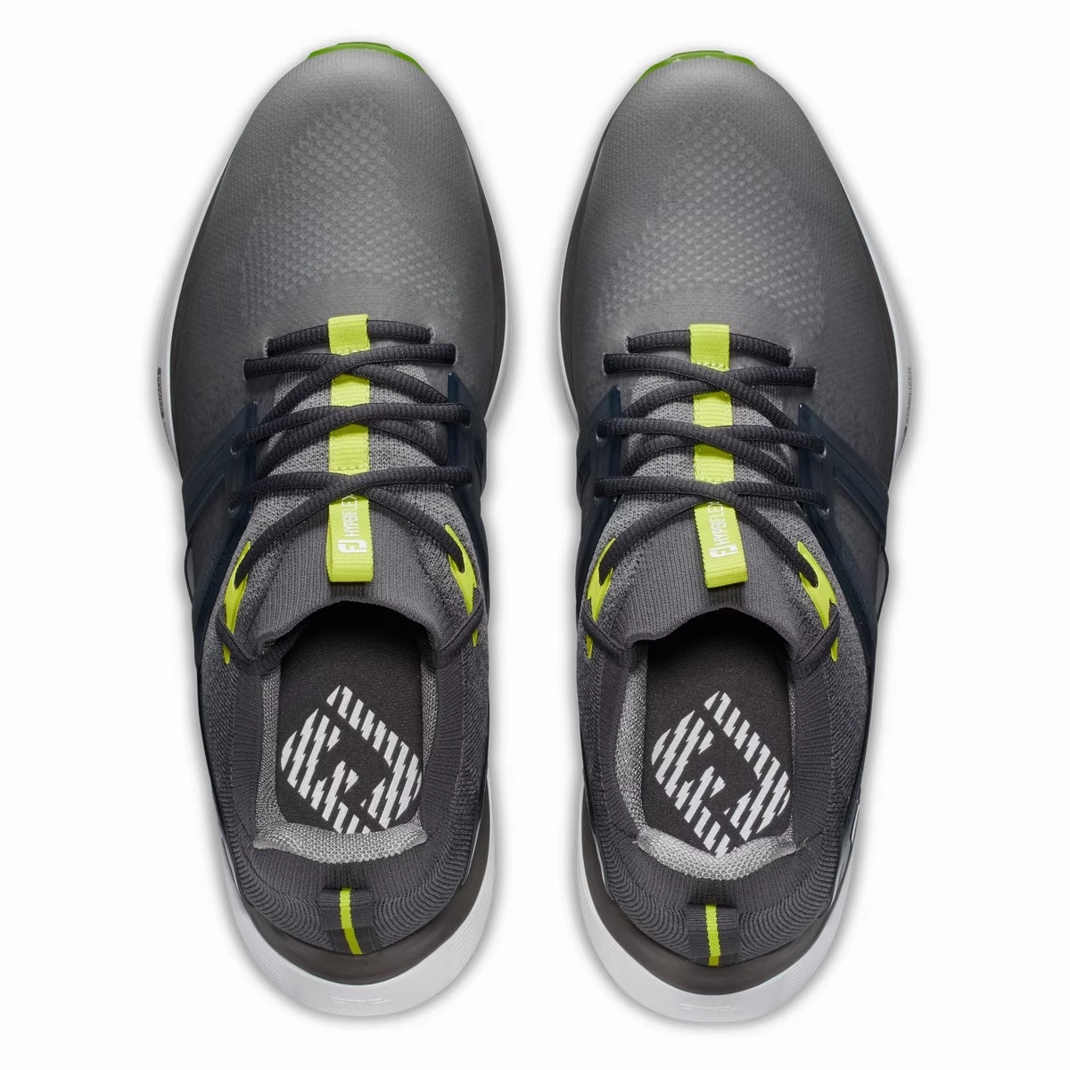 Asics Golf Shoes FootJoy HyperFlex Golf Shoes 51044 Grey/Charcoal/Lime (Previous Season Style)