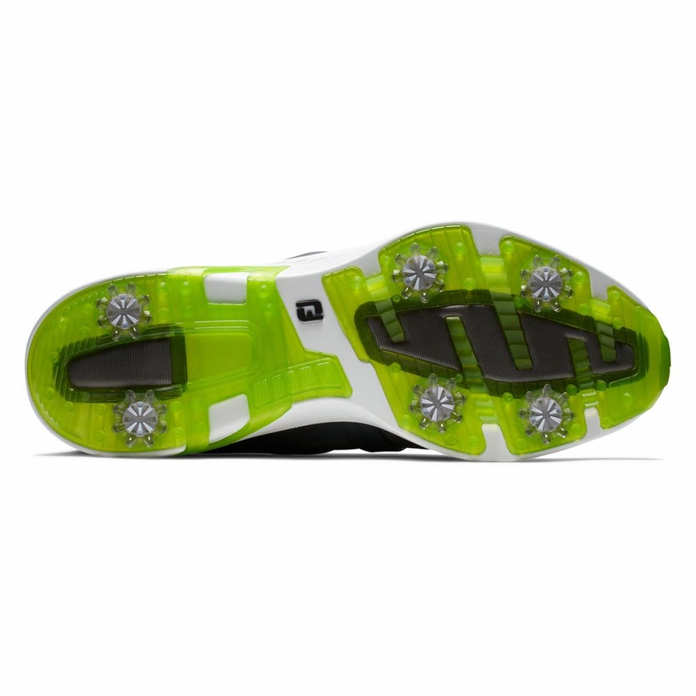 Squarez Golf Shoes Footjoy Hyperflex Golf Shoes - Charcoal/Grey/Lime