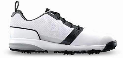 FootJoy Men's ContourFIT-Previous Season Style Golf Shoes White 10.5 M Black, US Bottom Of Golf