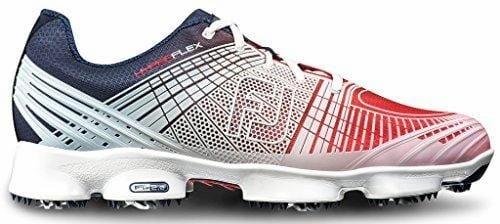 FootJoy Men's Hyperflex II-Previous Season Style Golf Shoes White 10 M, Red Blue, US Camo Golf