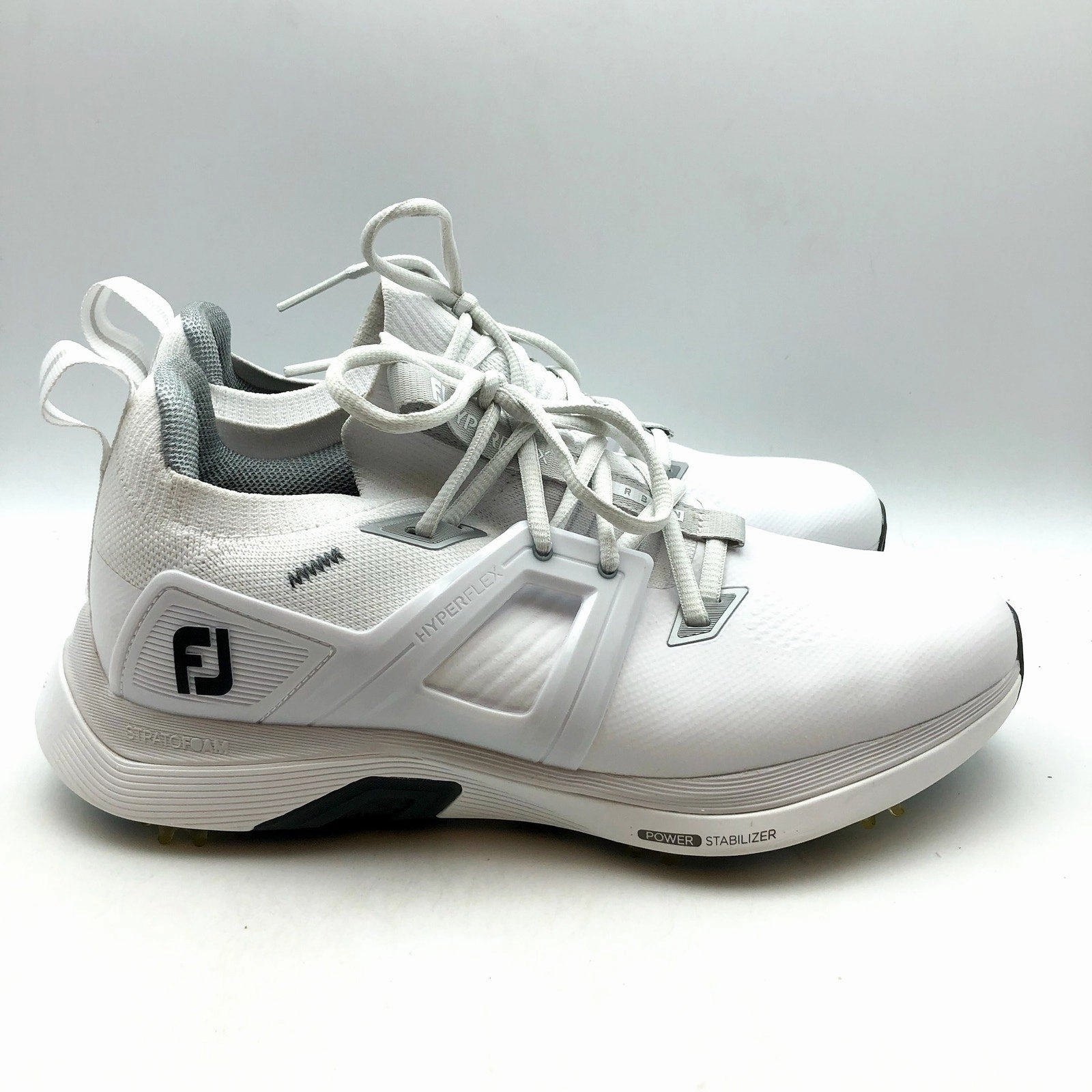 Sales Golf FootJoy Mens Hyperflex Carbon Cleat Golf Sneakers US 7.5 M White Waterproof NIB