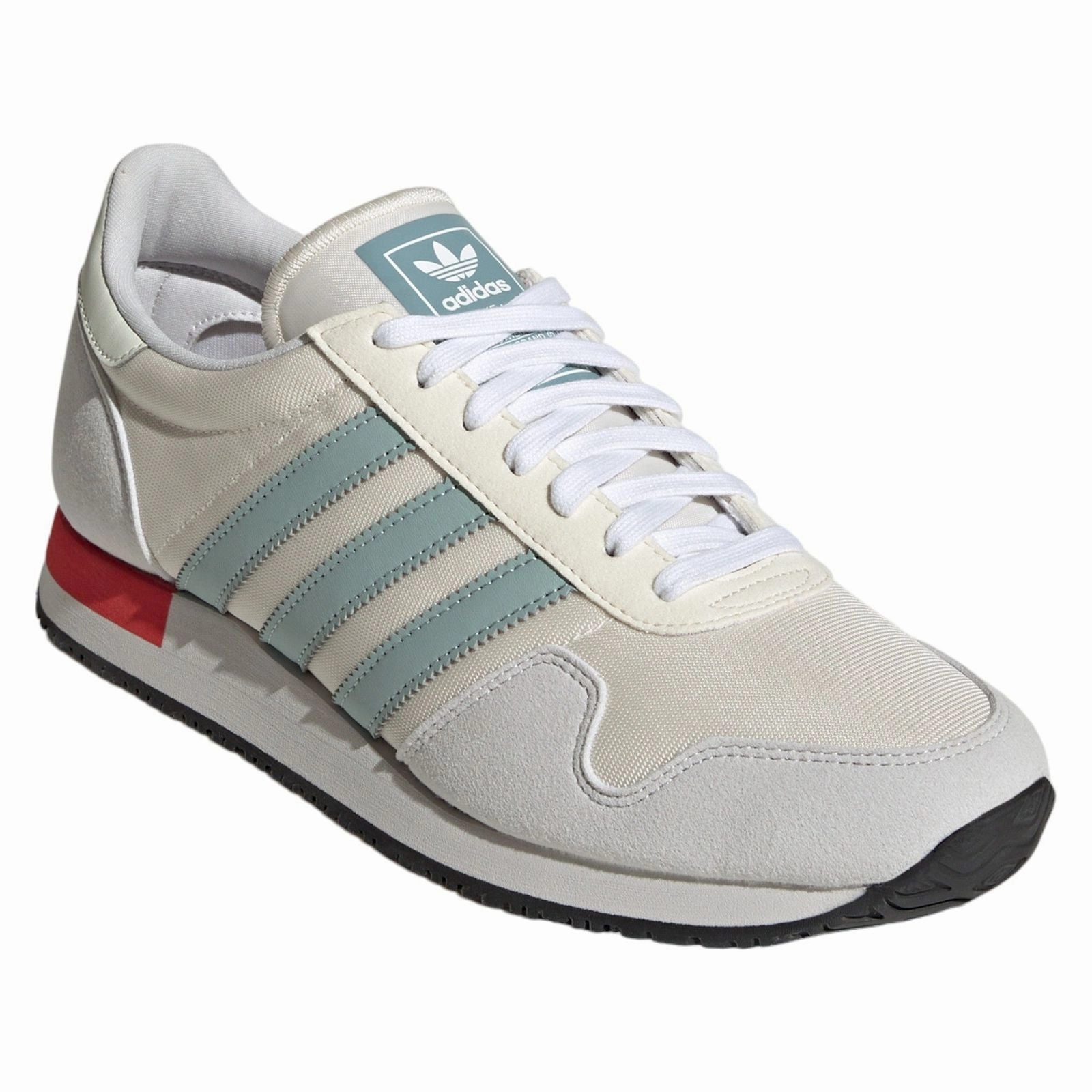 Adidas Shoes Parley adidas Originals USA 84 Trainers - Chalk White / Vivid Red