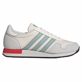 Adidas Parley Running Shoes adidas Originals USA 84 Trainers - Chalk White / Vivid Red