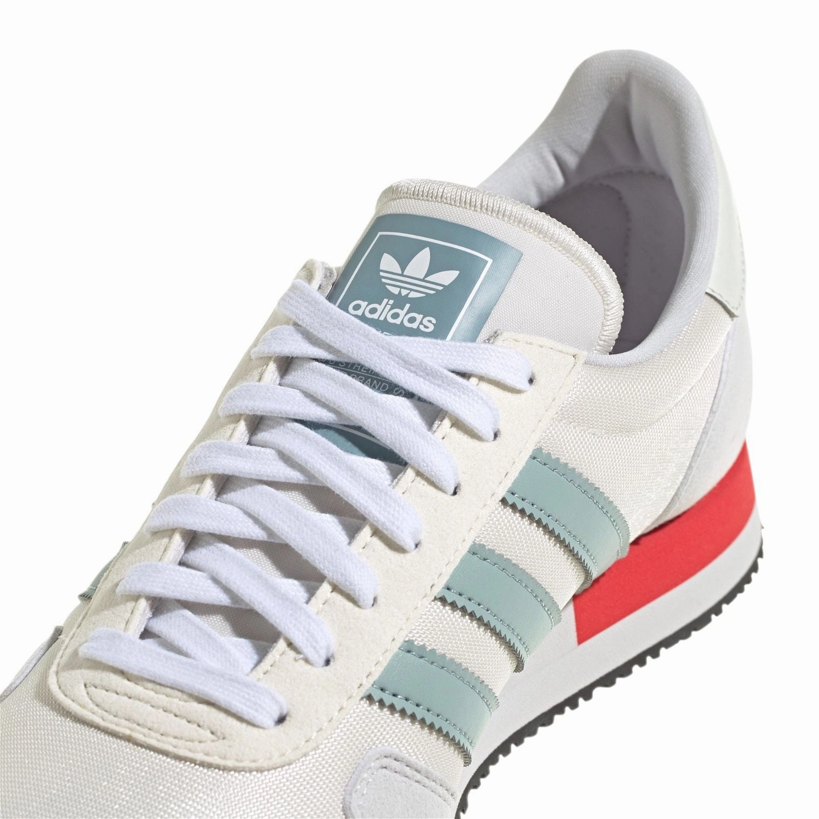 Adidas Nastase Shoes adidas Originals USA 84 Trainers - Chalk White / Vivid Red