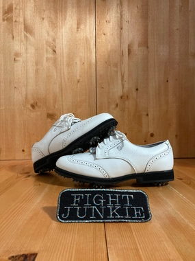 FOOTJOY SOFTJOY TERRAINS Women 8.5M Leather Golf Shoes Sneakers White 98355 Best Sneaker Golf Shoes