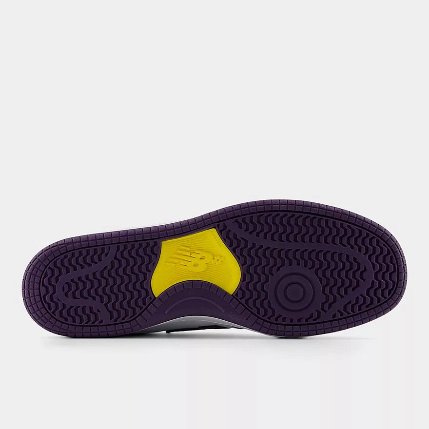 New Balance 480 83 Remixed Skate Shoes - White/Purple/Gold White And Gray New Balances