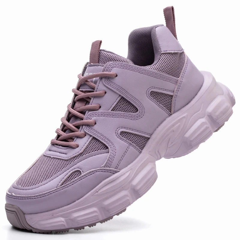 Women Safety Shoes Steel Toe Anti-Puncture Lightweight Sneakers Indestructible Size 16 Sneakers