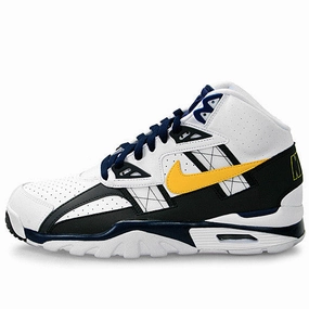 Mens NIKE AIR TRAINER SC HIGH 302346-110 Hi-Top Basketball Sneaker WHITE 12 Best Asics Running Shoes For Treadmill