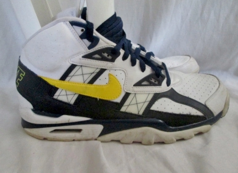 Mens NIKE AIR TRAINER SC HIGH 302346-110 Hi-Top Basketball Sneaker WHITE 12 Asics Gel Peake Shoes