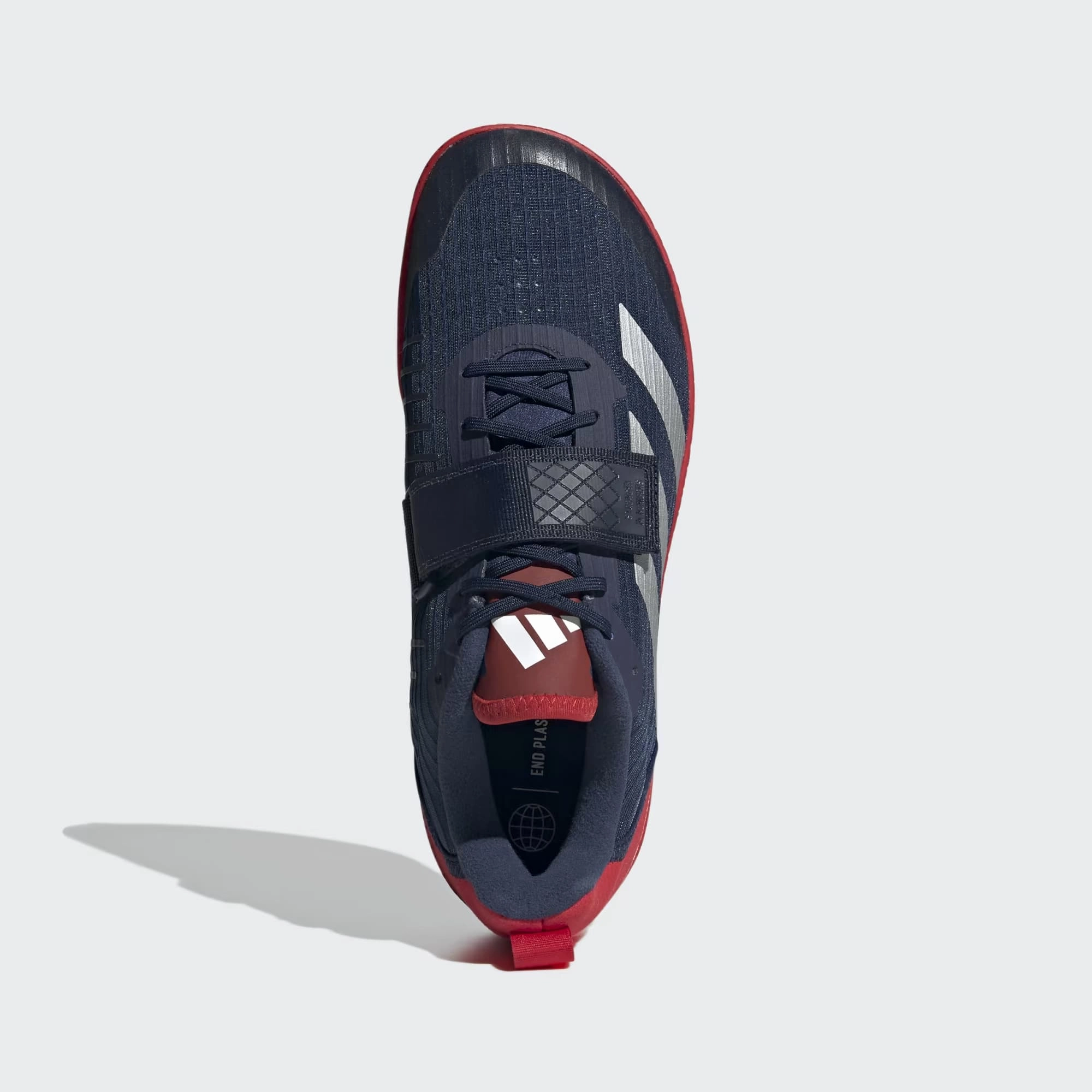 Adidas Tour360 24 Golf Shoe Adidas The Total Shoe - Team Navy Blue 2 / Silver Metallic / Better Scarlet