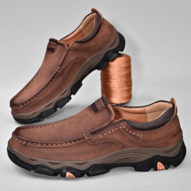 Genuine leather non-slip corrective casual shoes Shoes For Very Flat Feet