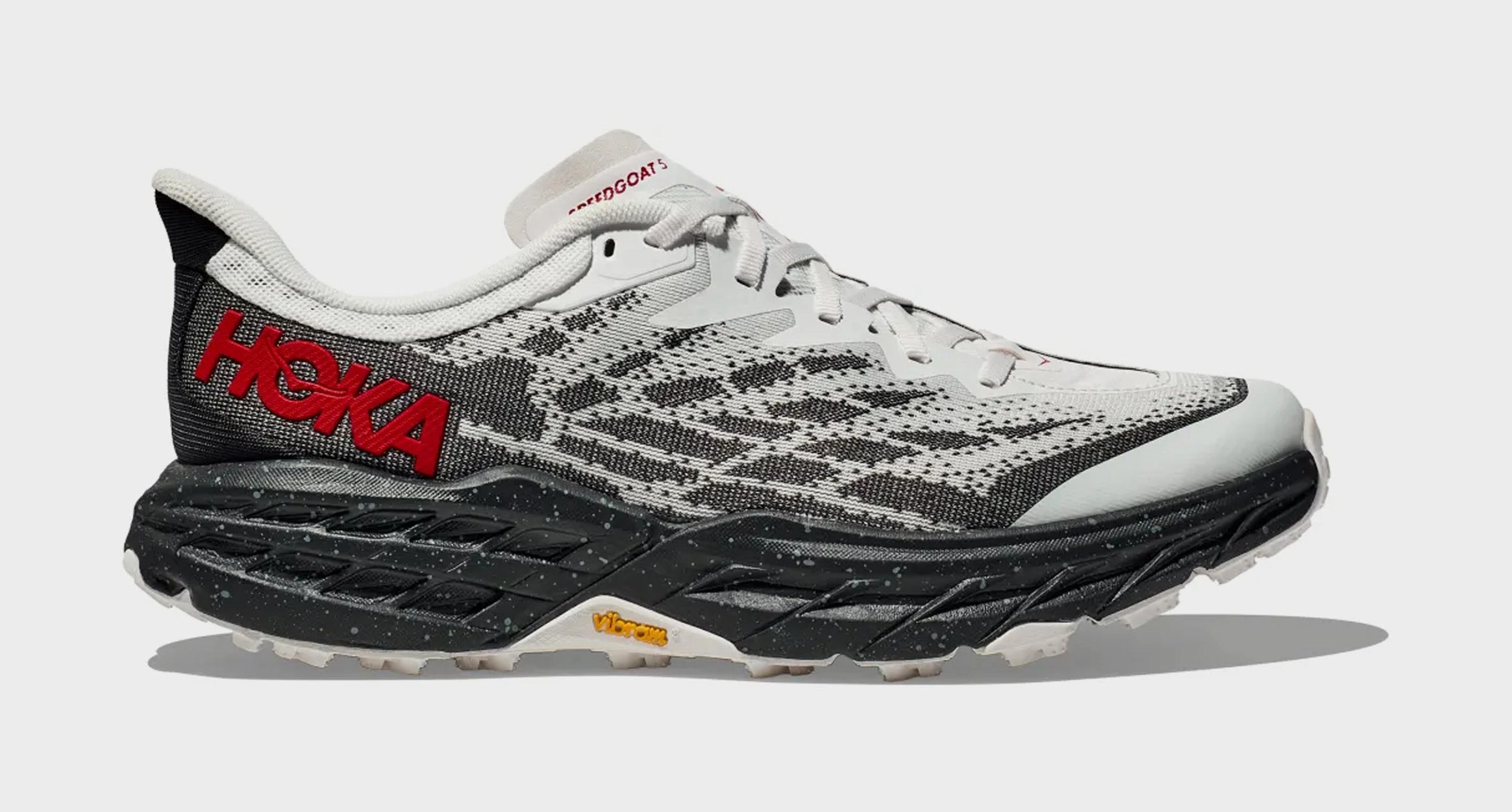 Sam's Club Shoes Speedgoat 5 Mens Running Shoes (Black/Red/Grey)