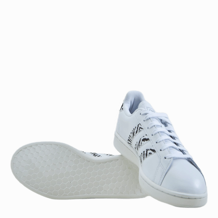 Grand Court Shoes Cloud White / Cloud White / Crystal White Silver Sneakers Ymca Membership