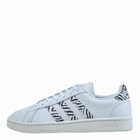 Low Top Leather Sneakers Grand Court Shoes Cloud White / Cloud White / Crystal White