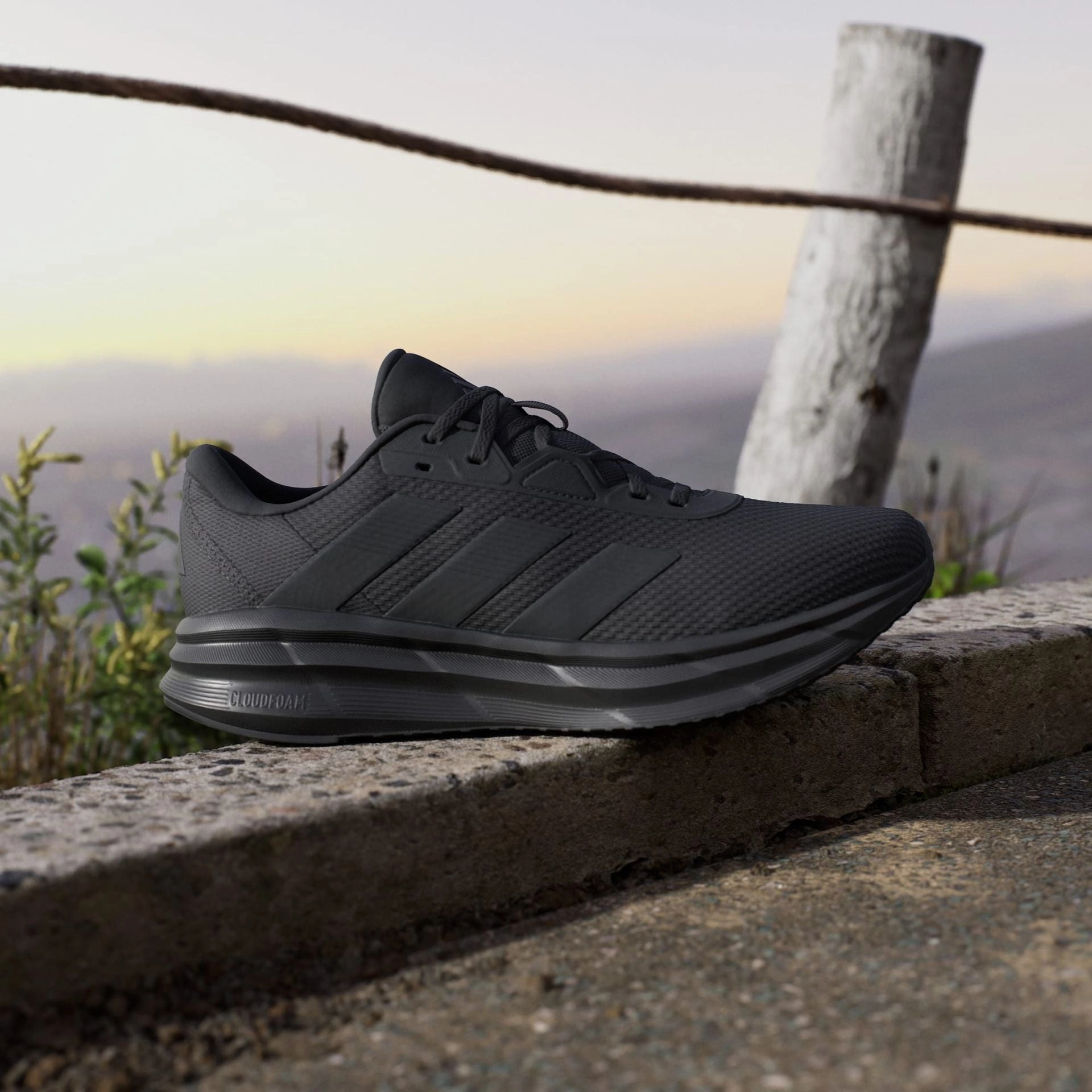 Adidas Comfortable GALAXY 7 RUNNING SHOES - Core Black / Core Black / Core Black