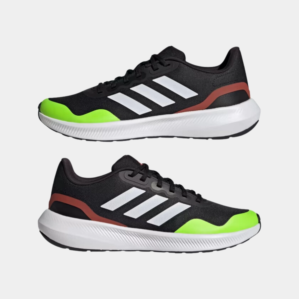 Adidas Runfalcon 3.0 TR Men's Running Shoes -Core Black/Ftwr White/Bright Red Adidas Design Your Own Shoe