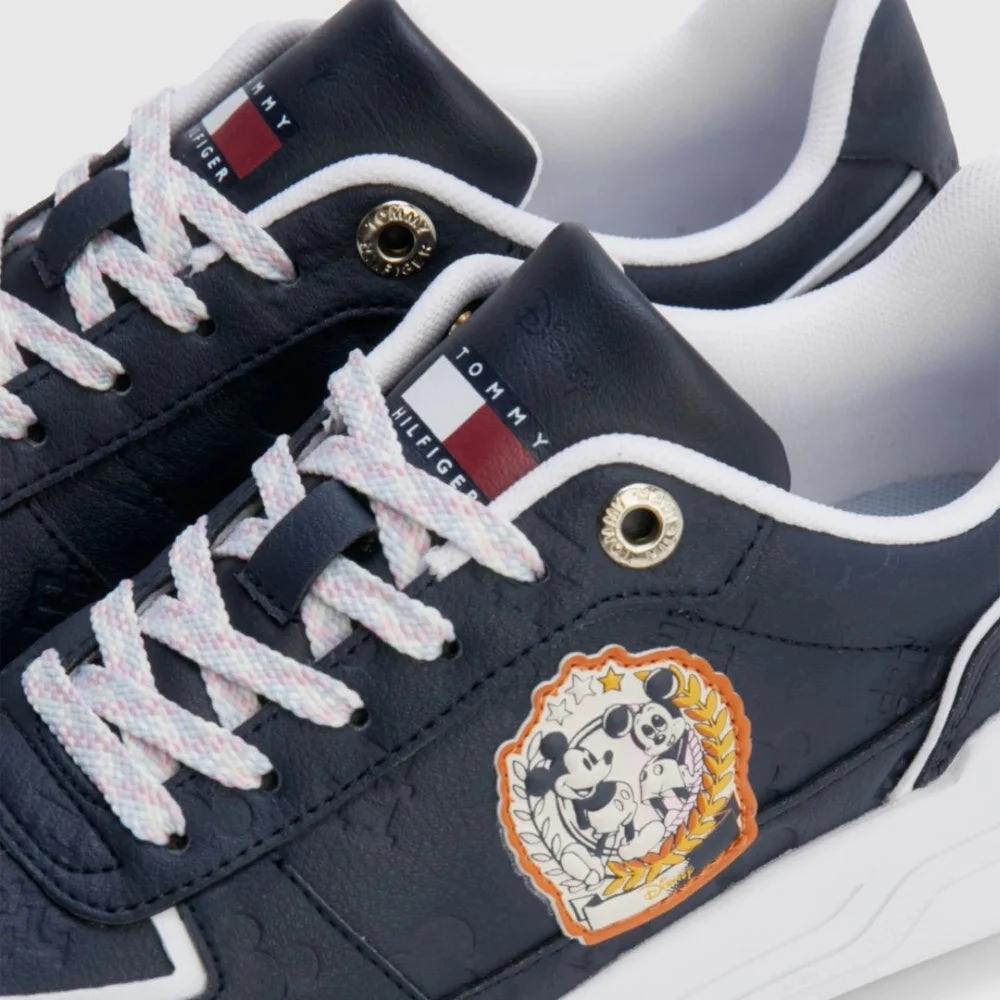 Sonic The Hedgehog Sneakers Tommy Hilfiger Disney x Tommy Crest Cupsole Trainers Women FW0FW07425-NVY