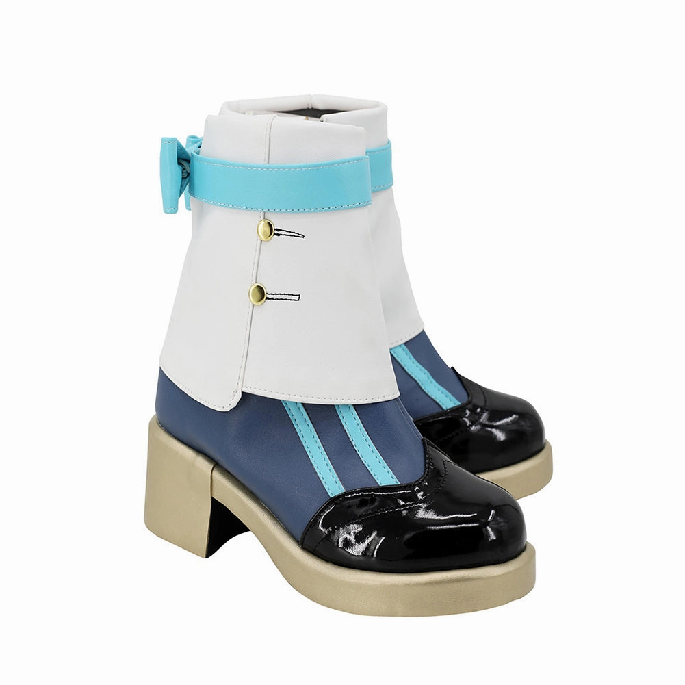 Genshin Impact Sigewinne Women Cosplay Shoes Boots Halloween Costumes Accessory Custom Made Size 16 Hiking Boots