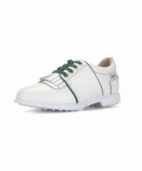 Best Golf Shoes For Wide Feet Giclee Women's On the Ground Spikeless Golf Shoes - Green