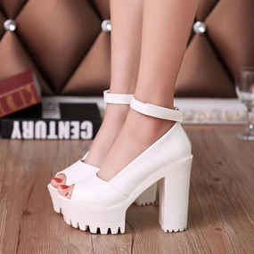 Ankle Strap High Heels Sandals Platform shoes High heels women shoes