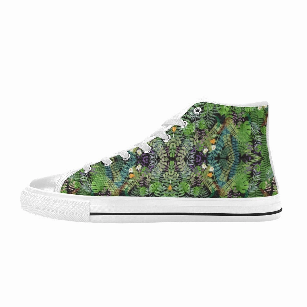 Best Mountain Biking Shoes Graphic Jungle High Top Women's Shoes