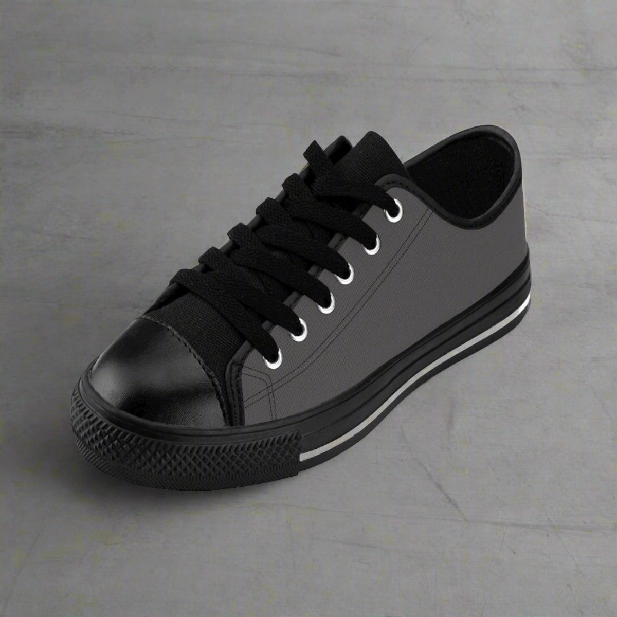 Smith And Wesson Boots Gray Solid Color Men's Sneakers, Concrete Grey Solid Color Best Designer Men's Running Tennis Shoes