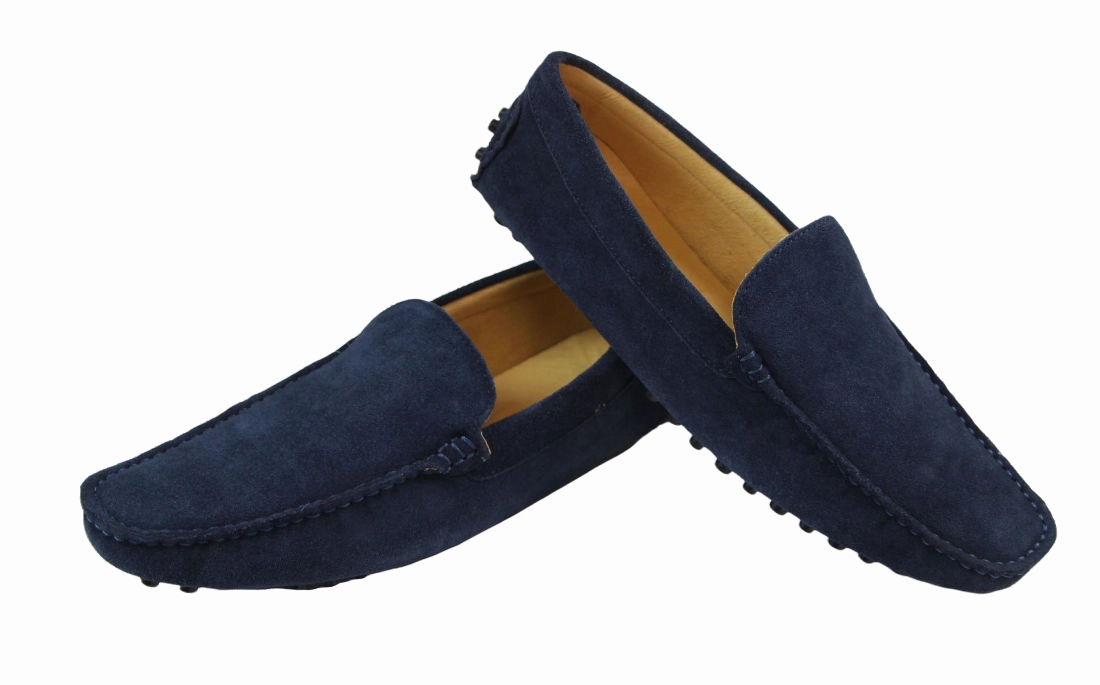 Casual Leather Shoes For Sale Mens Zasel Summer Slip On Navy Suede Boat Shoes
