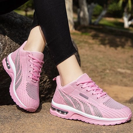 Discount Running Shoes Groovywish Women Orthopedic Shoes Mesh Running Platform Sneakers