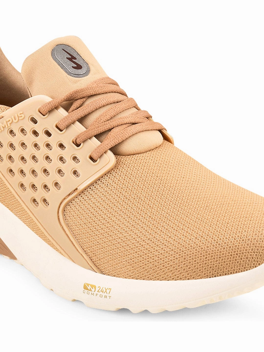 Best Quality Running Shoes CAMP-ACHIEVER Beige Men's Running Shoes