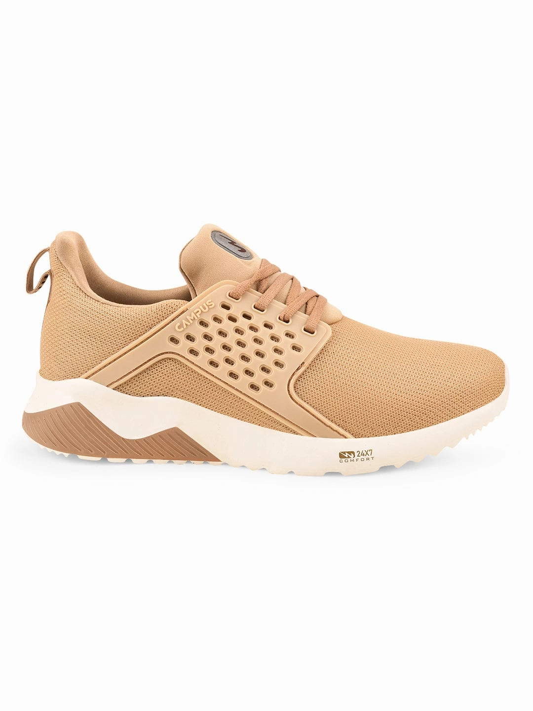 Get Fitted For Running Shoes CAMP-ACHIEVER Beige Men's Running Shoes
