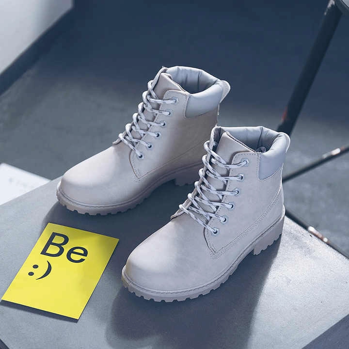     Women's thick warm shoes Boots Flat