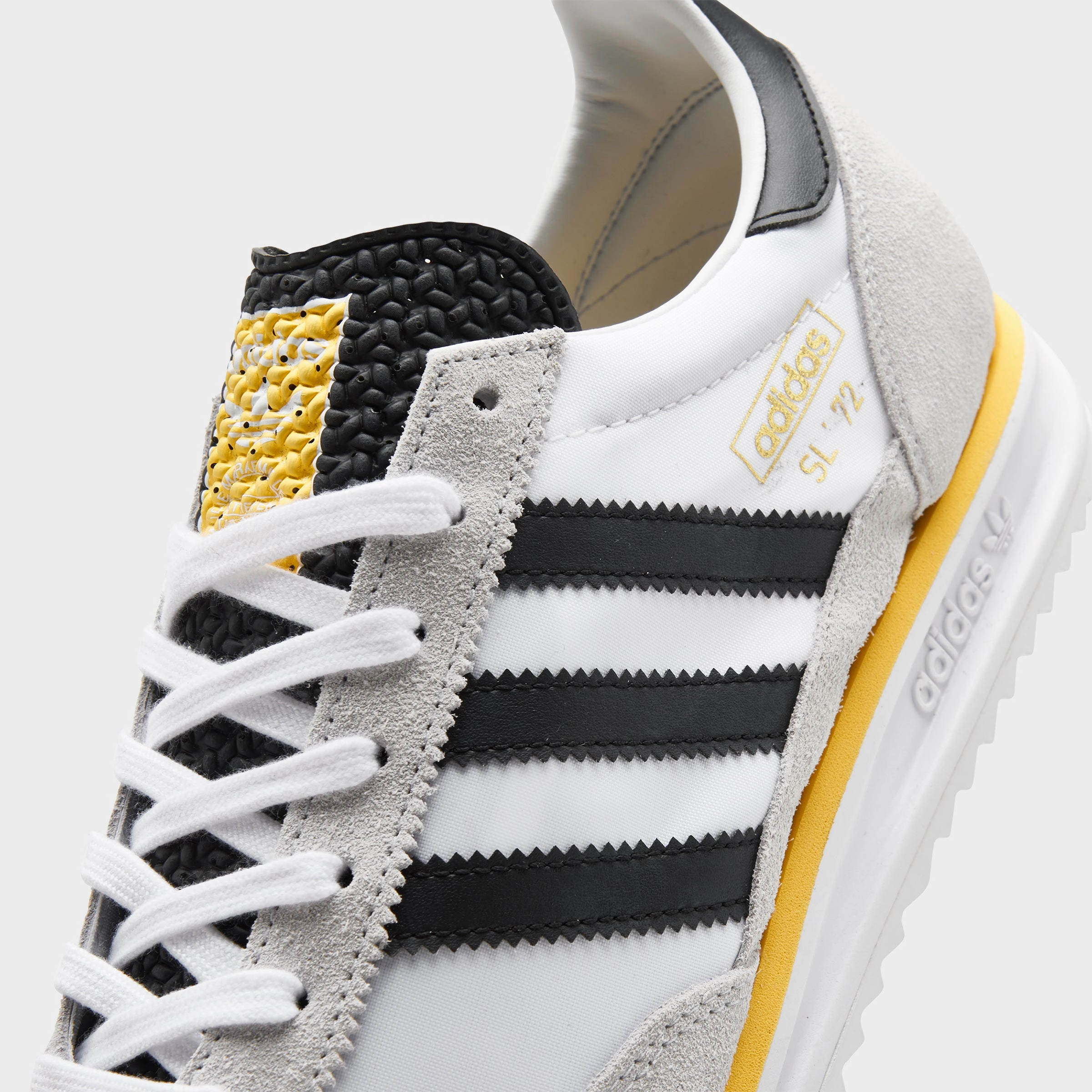 adidas Originals SL 72 RS White / Black - Spark Adidas Shoes Big Tongue