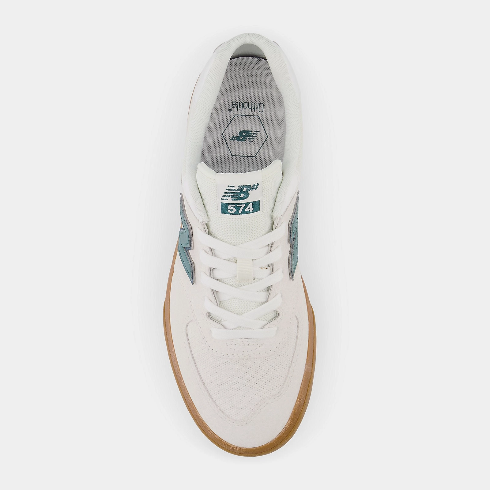 New Balance Vintage Running Shoes New Balance 574 Skate Shoes Vulc Sea Salt with Teal