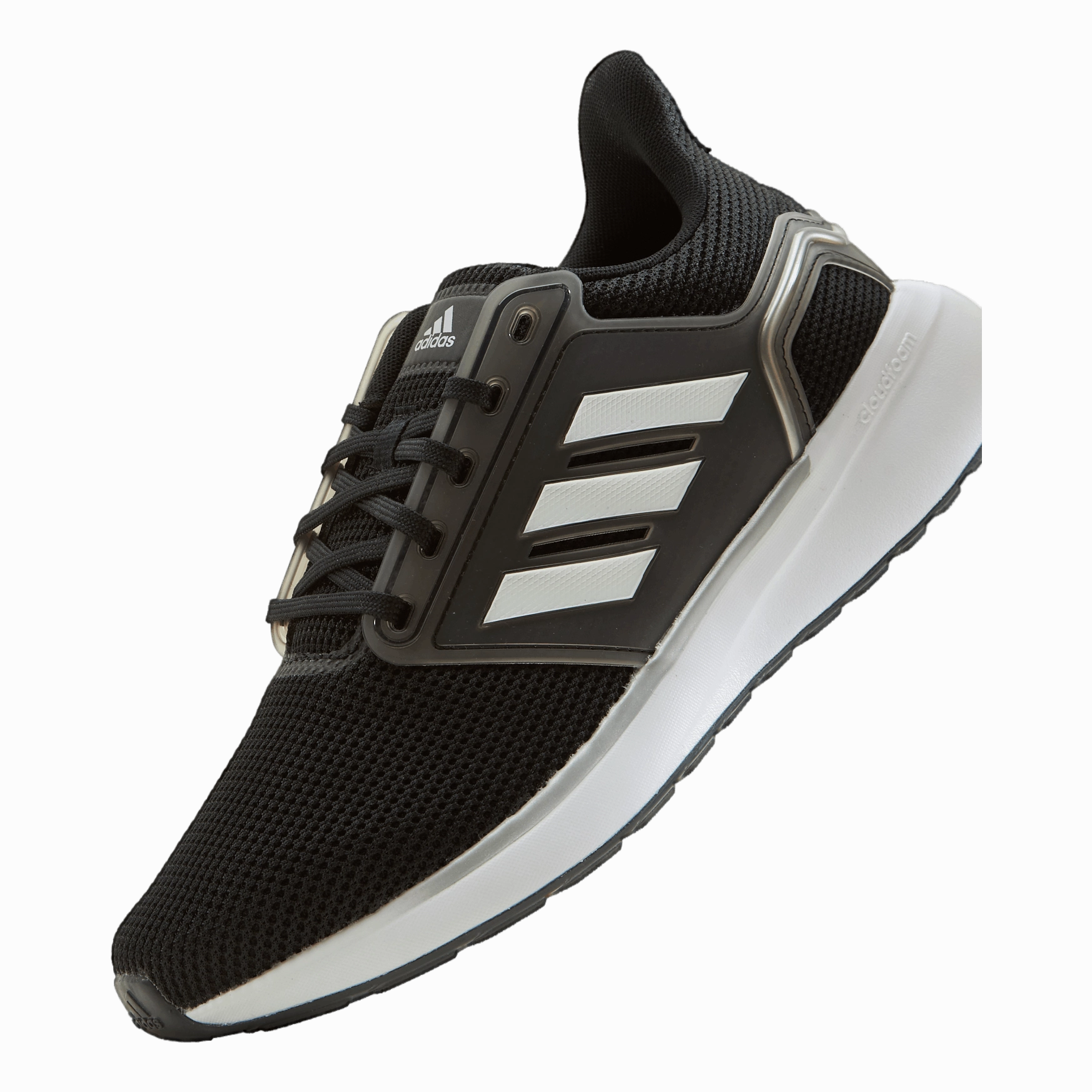 Good Walking Sneakers EQ19 Run Shoes Core Black / Cloud White / Silver Metallic