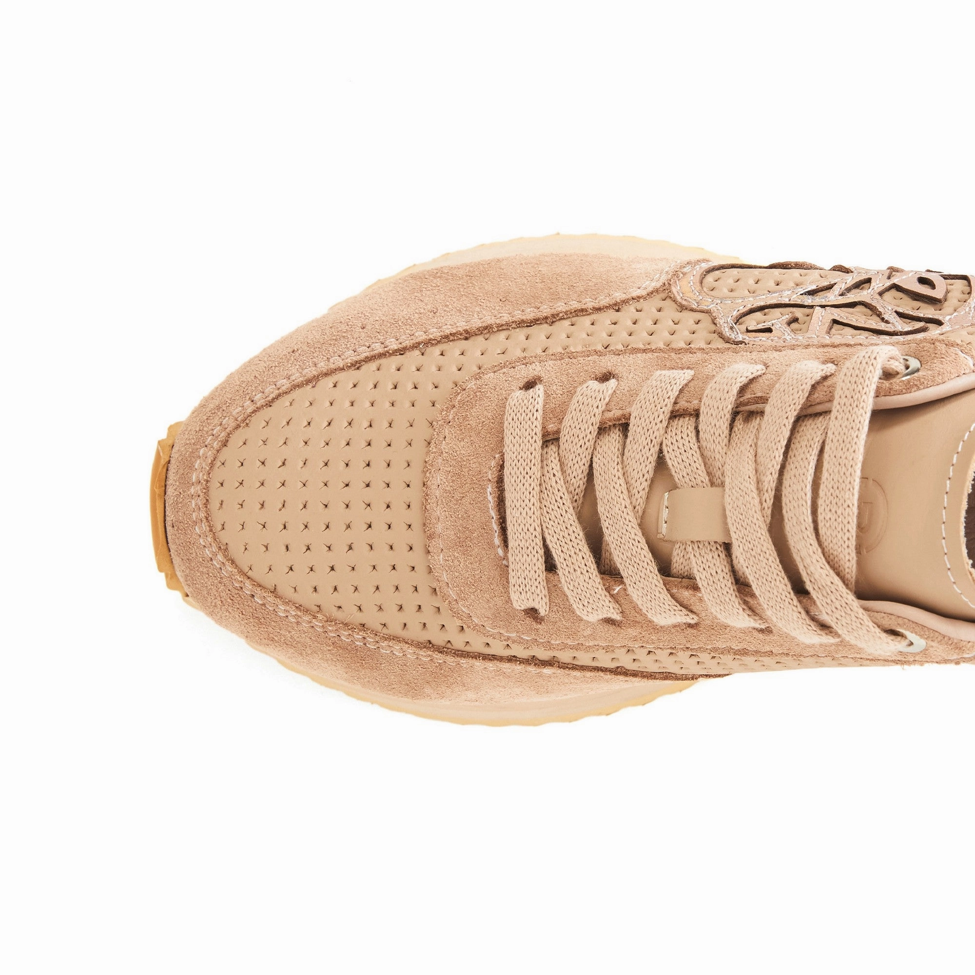 Sneakers Balls Women's Suede Calf Leather Handmade Sneakers W5013