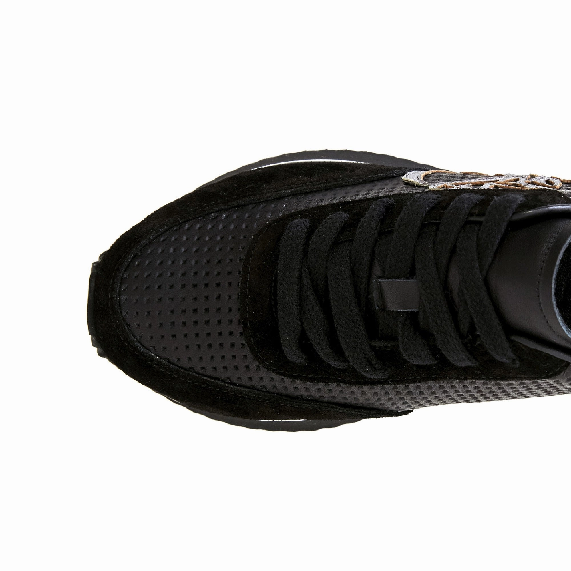 Sneakers Bar Women's Suede Calf Leather Handmade Sneakers W5013