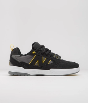 New Balance Numeric 808 Tiago Lemos Shoes - Black / Grey / White Women's New Balance 327 Casual Shoes