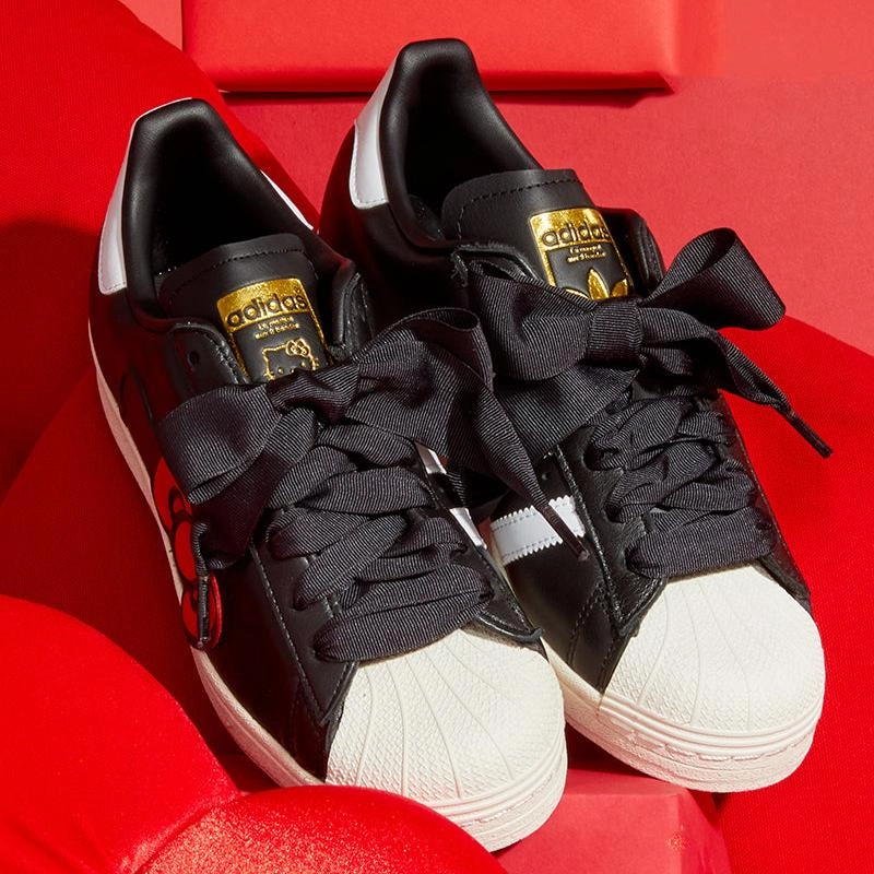 Hello Kitty x adidas Superstar Ribbon Sneakers (Youth) Adidas Handball Shoe