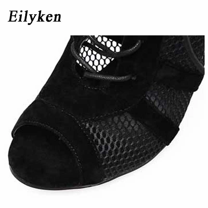 Sandals Florida High Heel Black Sandals with Ankle Strap for Fashionable Women