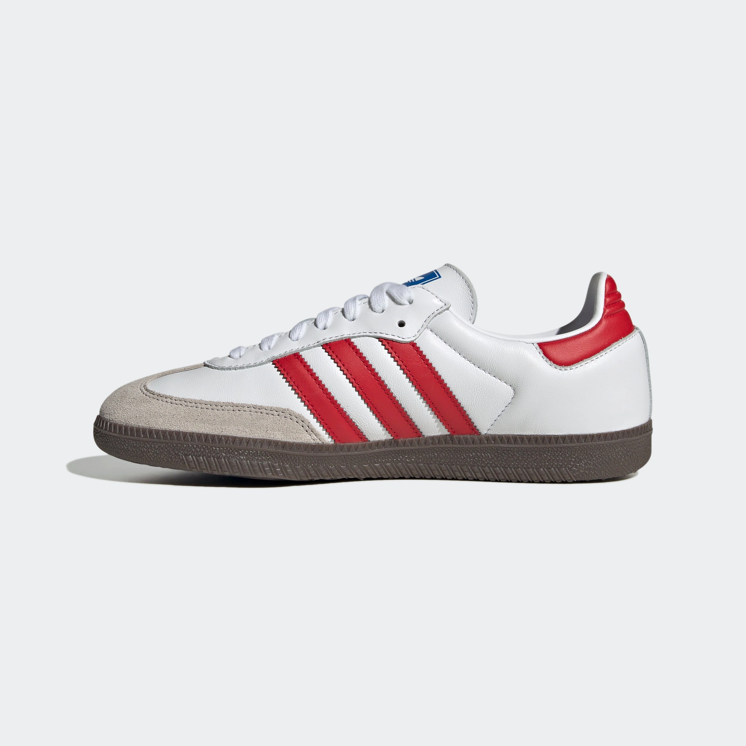 Unisex adidas Originals Samba OG Shoes Cloud White Better Scarlet Adidas Lacrosse Shoes